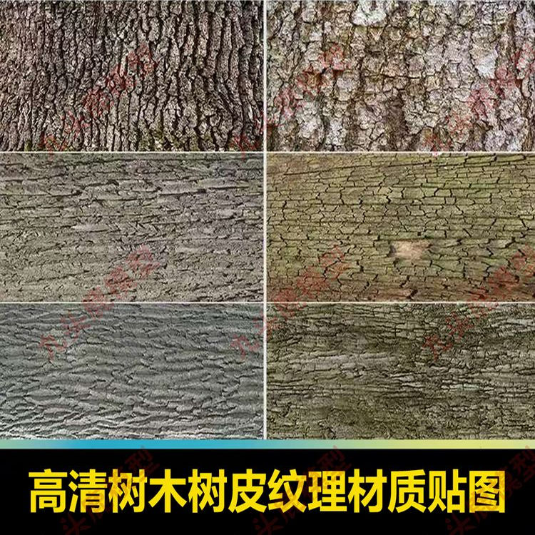 高清写实树木树皮纹理材质贴图设计制作3dmax效果图MAYA 素材