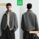 ZA家春季 新品 男装 柜549 宽松不规则提花拉链夹克外套3286409 803