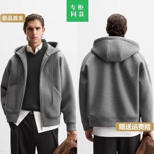 重磅科技面料宽松连帽拉链卫衣 柜499 男装 新品 1437410 2025秋季