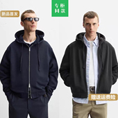 卫衣外套0761428 柜329 401 男装 棉质宽松连帽拉链长袖 ZA秋季 新品