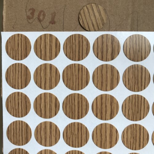 301-315补丁家具贴自粘钉眼贴纸三合一环美贴螺丝孔封口贴可定制