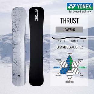 YONEX/尤尼克斯滑雪板THRUST单板锤头一顺碳素刻滑板男女成人新款