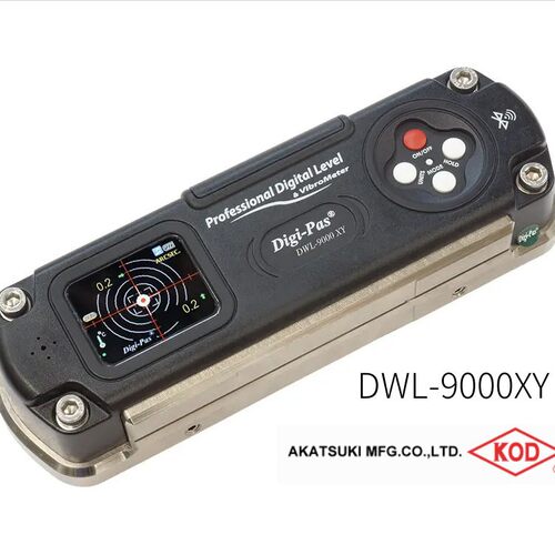 日本KOD晓制造DWL-9000XY内置振动计的 2 轴超精密数字测角仪/水