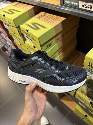 skechers斯凯奇男鞋缓震厚底耐磨透气跑步鞋休闲运动健步鞋220036