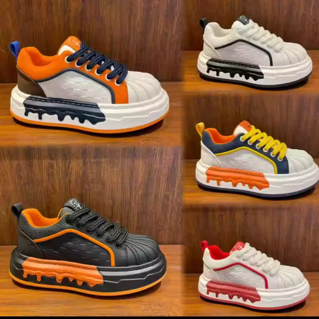 2026春季男鞋厚底板鞋运动休闲系带运动鞋白色新款男士休闲鞋,流行男鞋,时尚休闲鞋,淘宝优惠券,粉丝福利购,淘宝优惠卷