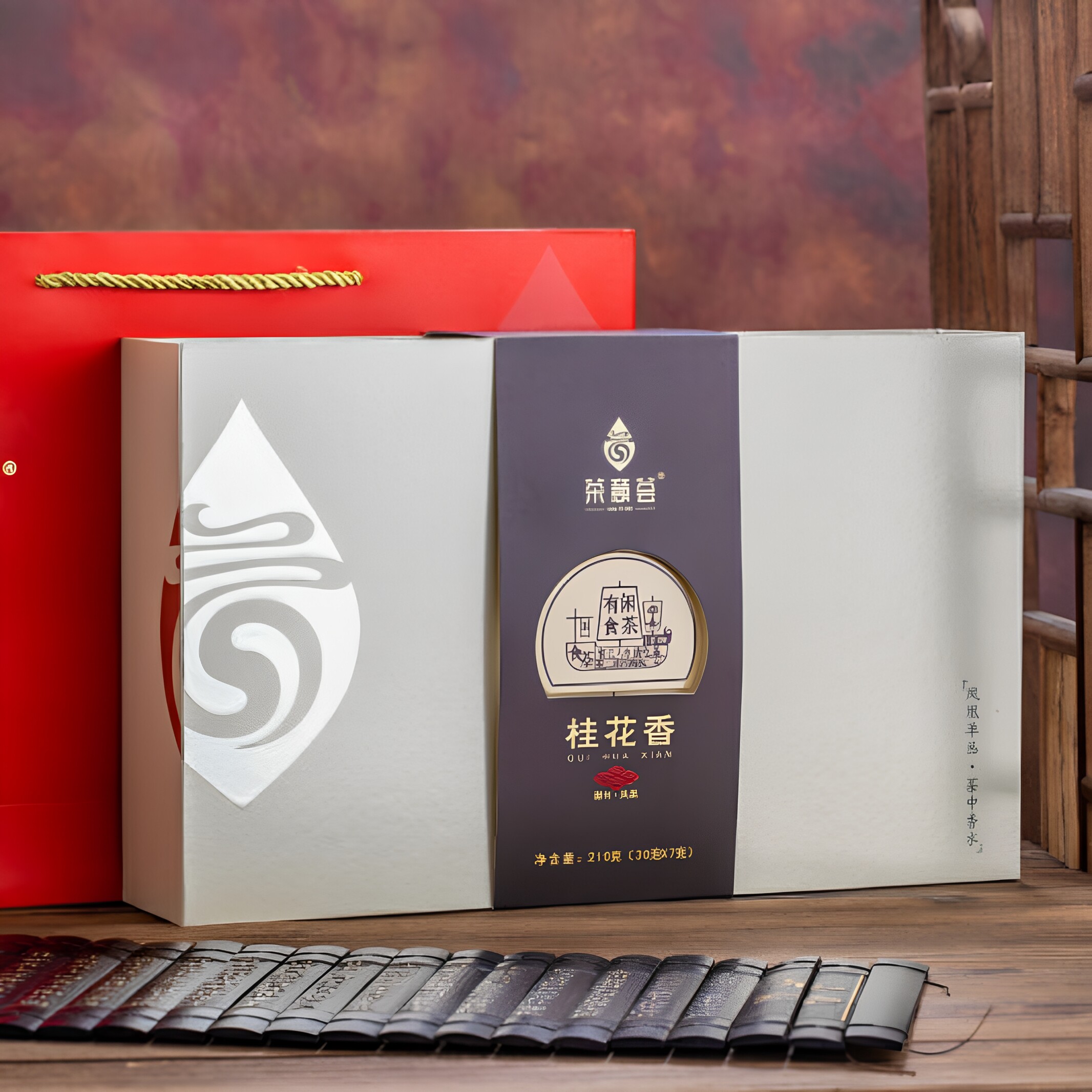茶意会 高山单丛茶碳烤桂花香礼盒装清香醇滑回甘潮州凤凰乌岽茶