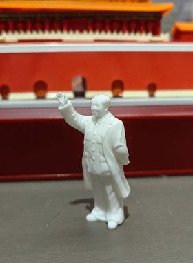 毛主席像毛爷爷摆件挥手雕塑全身白瓷招手站像工艺客厅装饰礼品