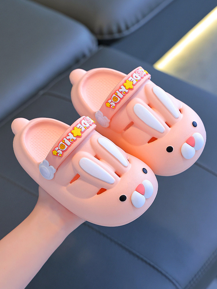 女童美尚佳60凉拖鞋夏外童穿防滑软踩底屎中小卡通室内洗澡宝宝沙