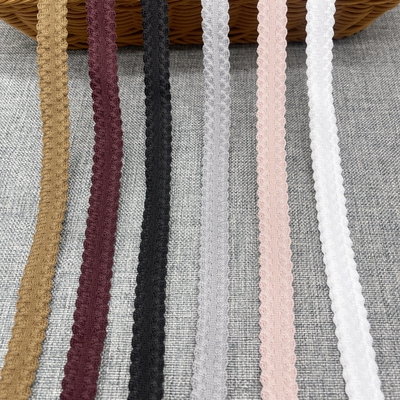 1.5cm小香风花边辅料弹力针织带