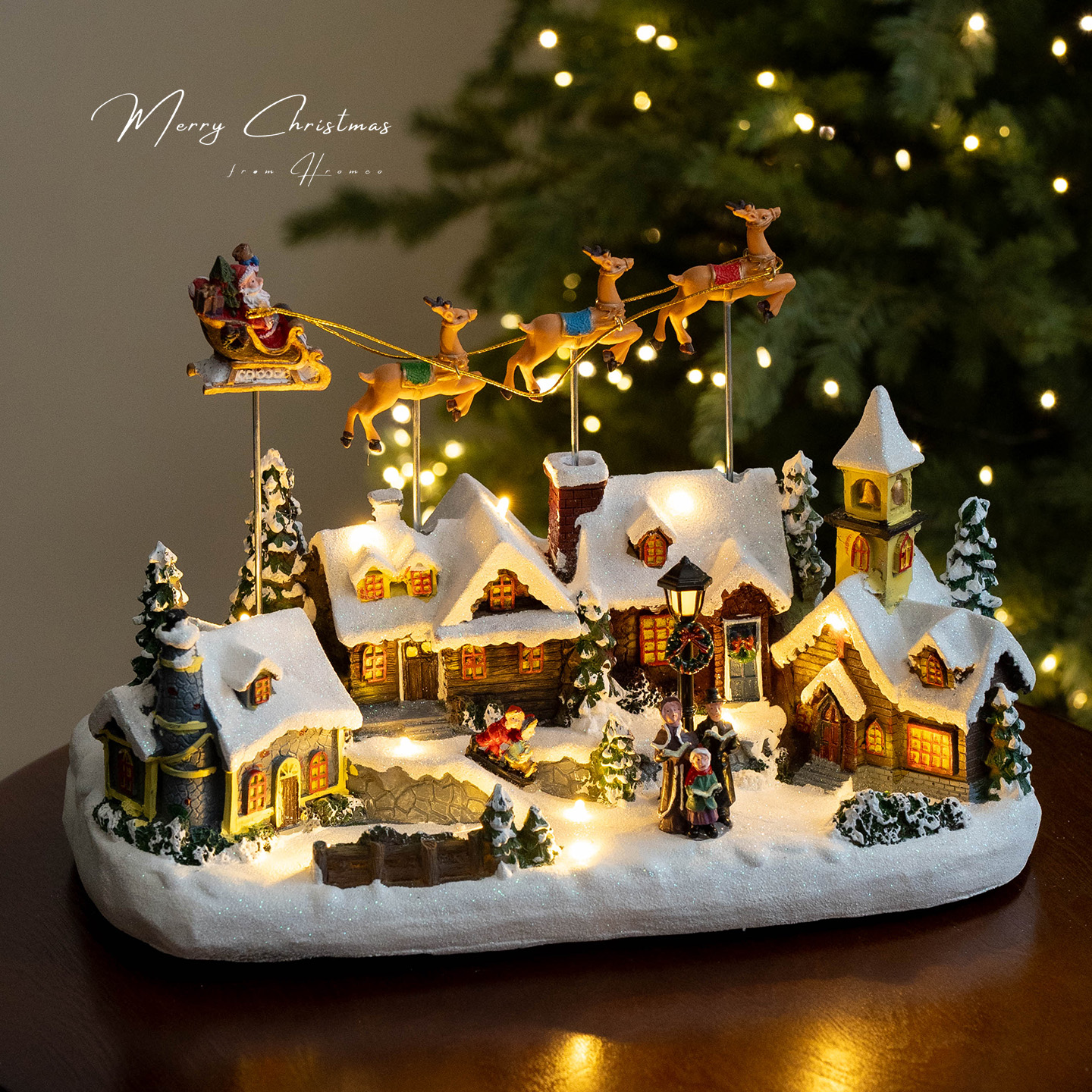 Hromeo欧式旋转桌面微景观摆件