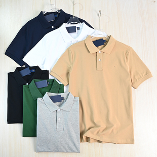 好货推荐 Polo衫 2512 美国单通勤刺绣珠地棉休闲直筒短袖 男装
