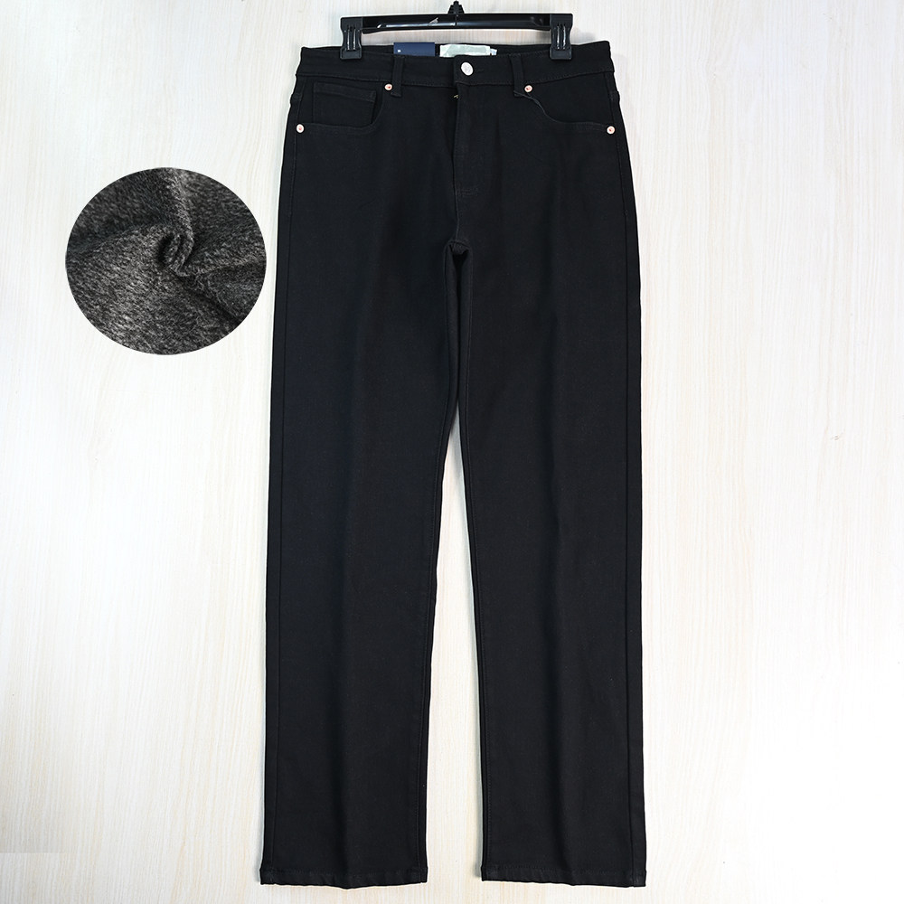 男装好货2512/29  简约加绒弹力棉中腰直筒休闲百搭牛仔长裤,男装,牛仔裤,淘宝优惠券,粉丝福利购,淘宝优惠卷