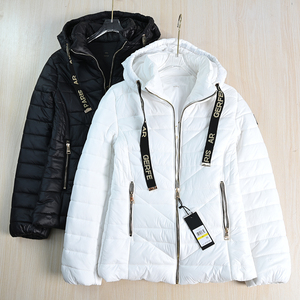 气质保暖绗缝修身夹棉休闲棉服