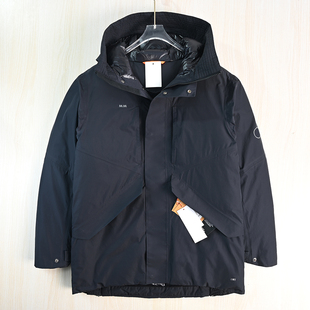 男装好货261/5  户外运动休闲90灰鹅绒防泼水连帽保暖羽绒服