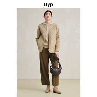 直筒阔腿西裤 ltyp旅途原品 秋季 百搭休闲八分裤 女 微瑕疵5折