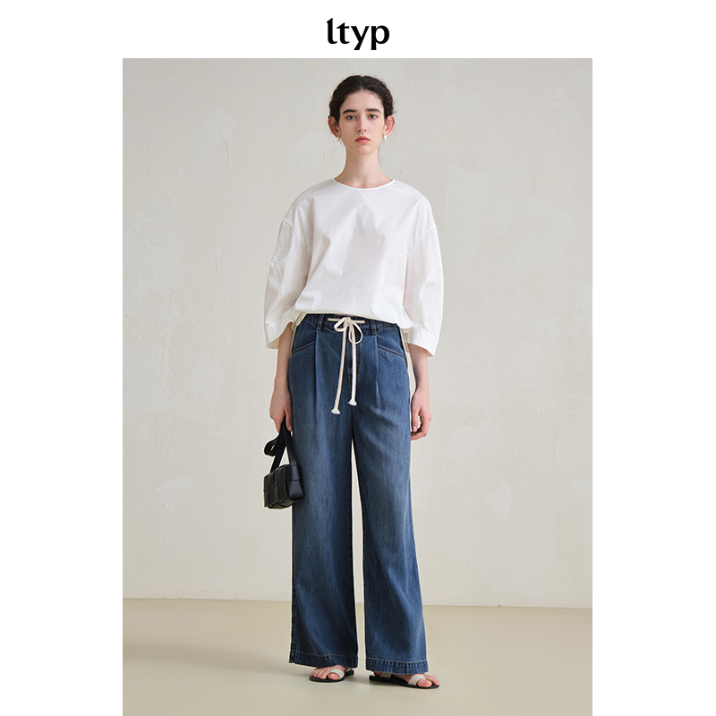 ltyp旅途原品天丝牛仔直筒裤