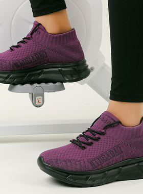 牛霸道冬季加绒广场舞鞋轻便软弹健身鞋男女同款运动鞋子23117