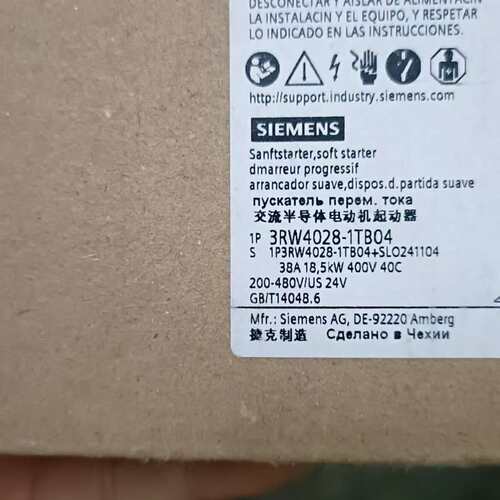 议价软启动器 3RW4028-1TB04，可维修