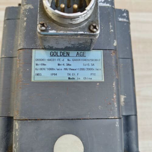 议价登奇伺服电机，GK6061-6AC31-FE-d，一台，可维修