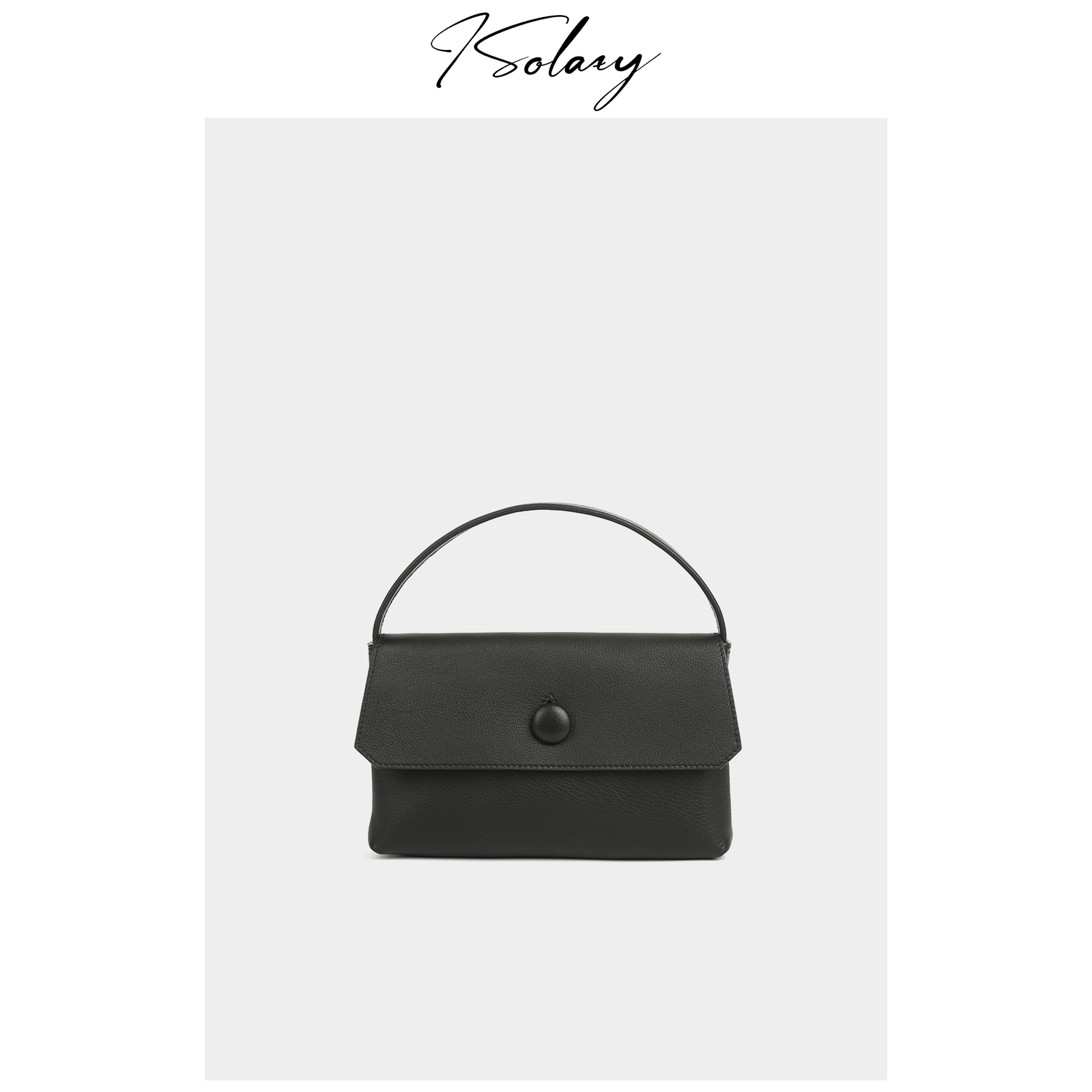 isolazy/“TR-Sally手拿包”意大利进口原厂皮纽扣手提包