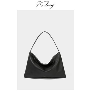 isolazy/“四季邮件”小众设计头层牛皮单肩腋下包