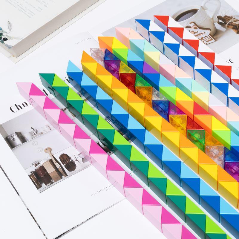 魔尺百变魔尺儿童益智拼接创意玩具24段36段48段60段72段缤纷多彩