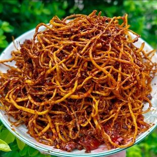 苤菜根云南特产佤族麻辣韭菜根撇菜根下饭菜即食牛皮菜根