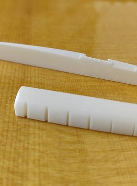 弦枕真牛骨爱丽丝ABS民谣琴枕琴桥上弦枕下弦枕木吉他通用纯牛骨