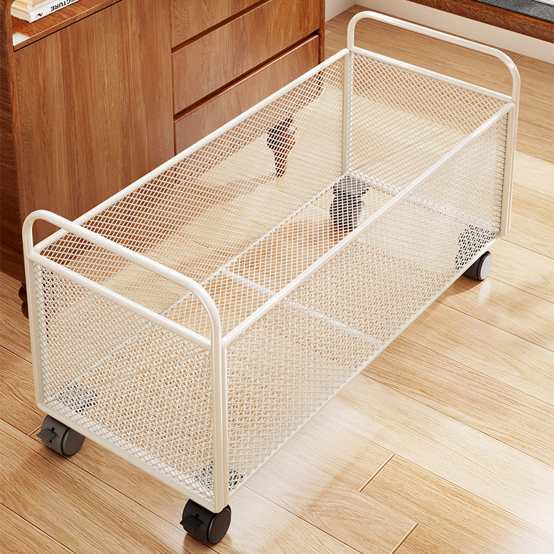 书包置物架学生教室桌下放书小推车神器可移动书架书本落地收纳柜