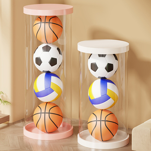 篮球收纳架家用儿童球类玩具置物桶室内运动健身器材摆放整理架子