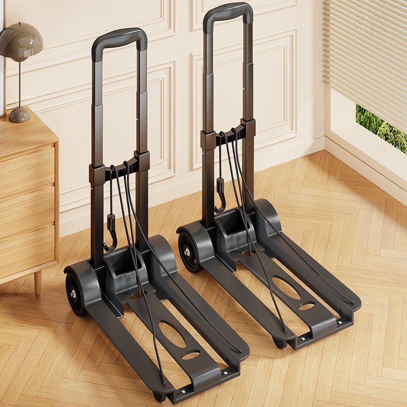 手拉车折叠搬运推车家用购物拉货买 菜手推车神器轻便携行李拉货