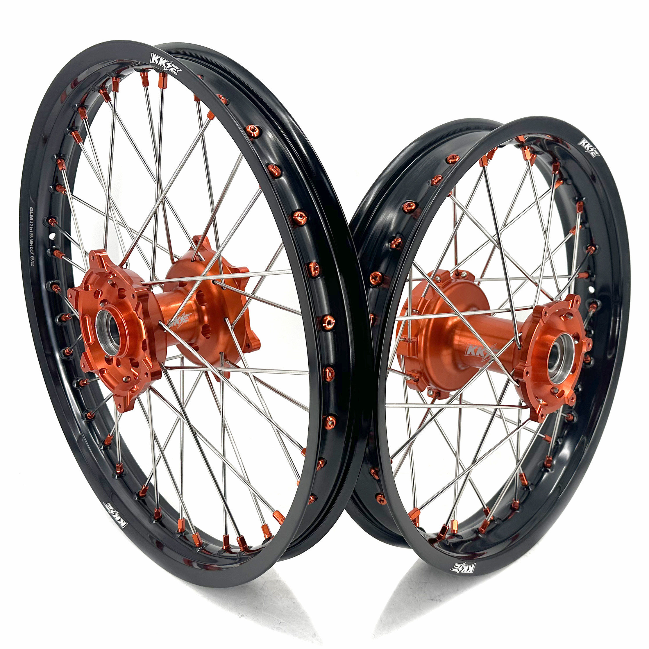 KKE 改装越野轮毂轮组适配 KTM790/1190/1290ADV辐条轮组
