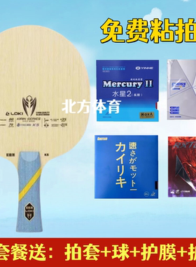 正品雷神LOKI麒麟K5 五层纯木乒乓球底板乒乓球拍