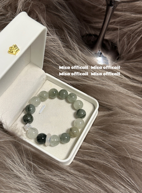 Misa offical｜原创设计绿发晶天然水晶手串招财转运健康送礼男女