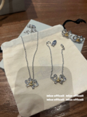 Misa officail｜里戈韦塔蝴蝶结小土星项链耳钉手链甜美镶钻送礼