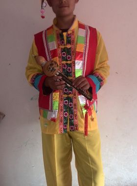 少数民族葫芦丝巴乌阿诗玛演出服