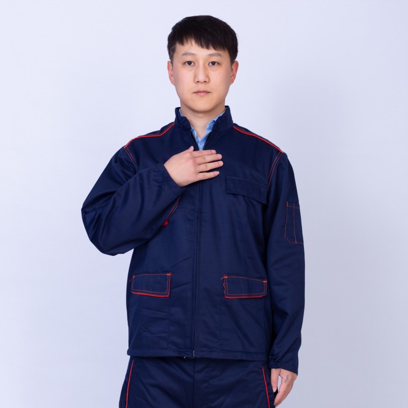 春秋车间新款工作服套装外面多口袋工装制服车间厂服外贸工服定制