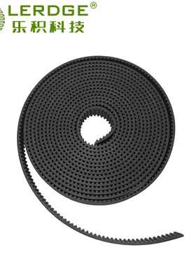 乐积3d打印机配件 2GT-6mm橡胶同步带PU钢丝皮带 GT2开口传动带