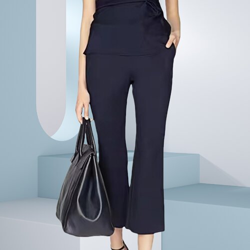 修身显瘦喇叭裤喇叭裤九分裤