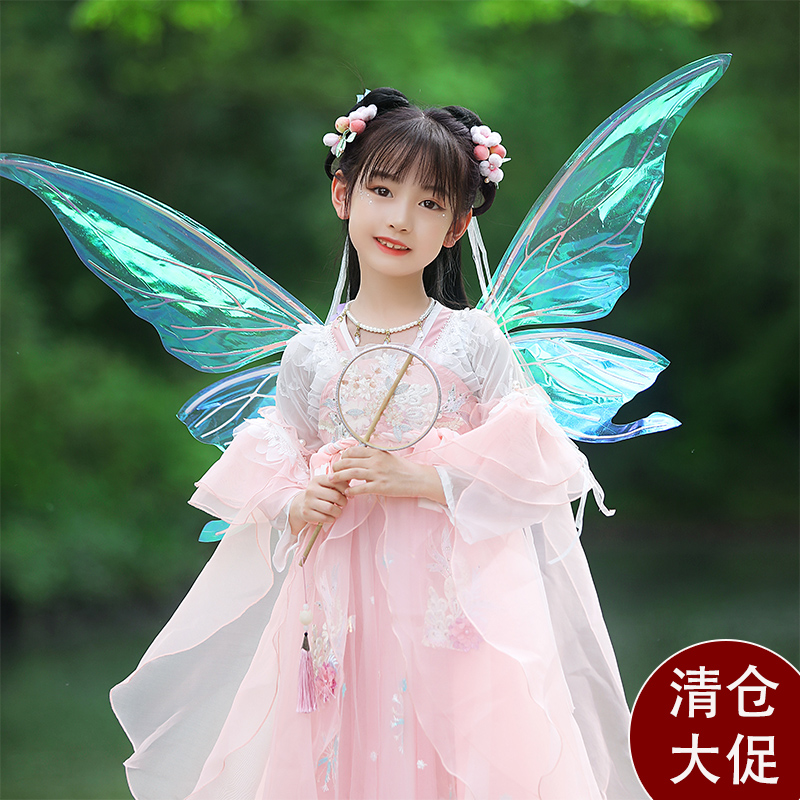 汉服女童中国风超仙连衣裙夏