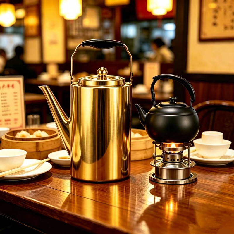 3.2L超大容量提手添汤壶不锈钢