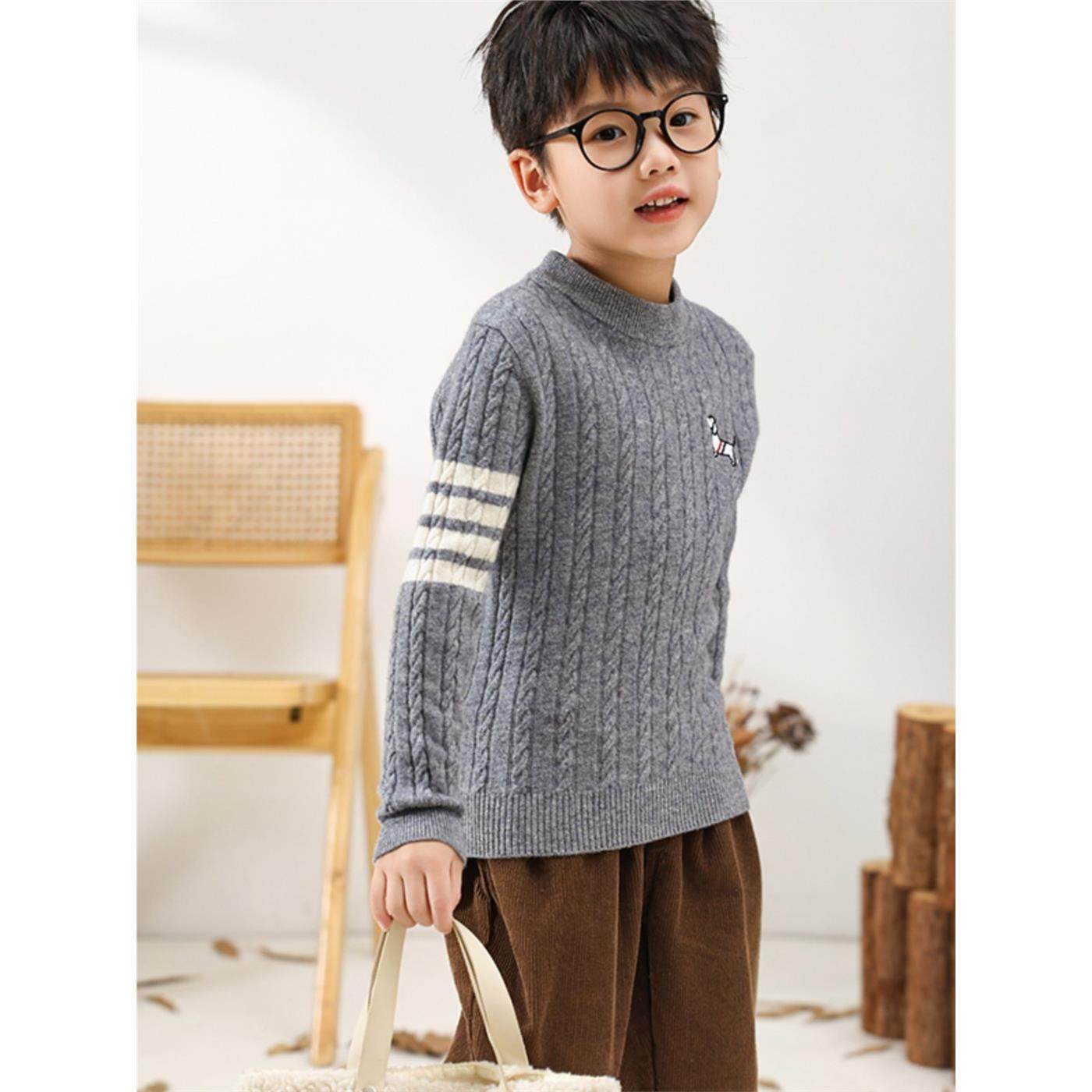 2024新款男孩毛衣100%羊毛衫中大童男女童半高领加厚修身打底衫,童装/婴儿装/亲子装,毛衣/针织衫,淘宝优惠券,粉丝福利购,淘宝优惠卷