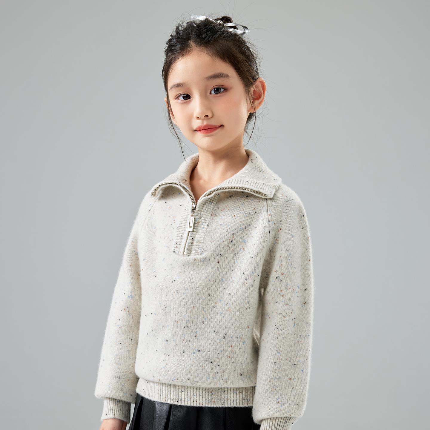 【100%羊毛】韩版男童半