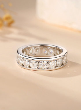 铜镀白金设计感戒指女情侣锆石气质百搭情侣戒子指环食指戒无名指