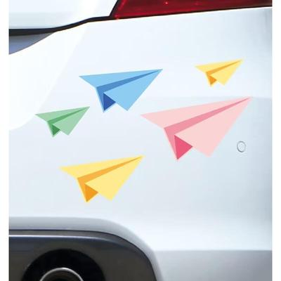 汽车刮痕遮挡贴纸童年回忆纸飞机车贴车身车门油盖划痕适用新车贴