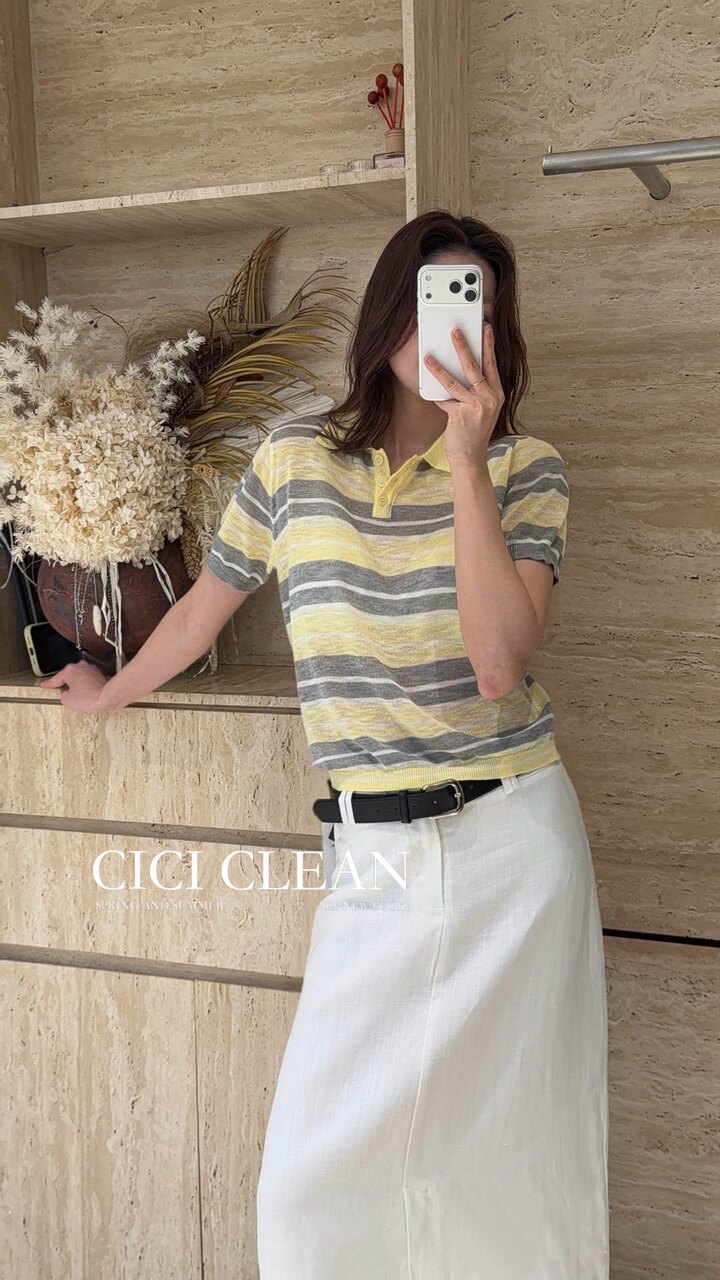 CICI CLEAN十三行老钱风苎麻高腰显瘦半身裙女气质百搭裙子配腰带