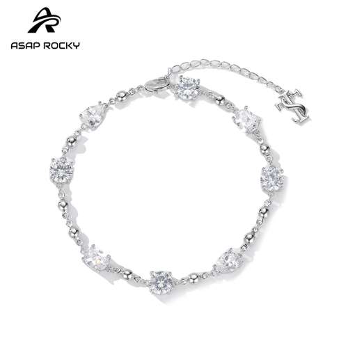 ASAPROCKY男STK同款超闪锆石手链