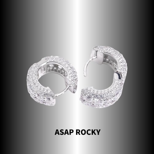 ASAPROCKY经典系列宽版永恒耳环