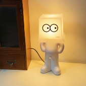 可爱小男孩趣味搞怪装 小追追 饰摆件床头小夜灯礼物 按一下你