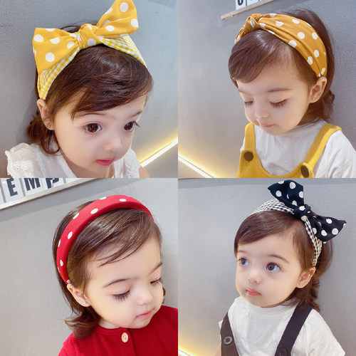 黄小妞可爱风女宝宝加宽头箍发带